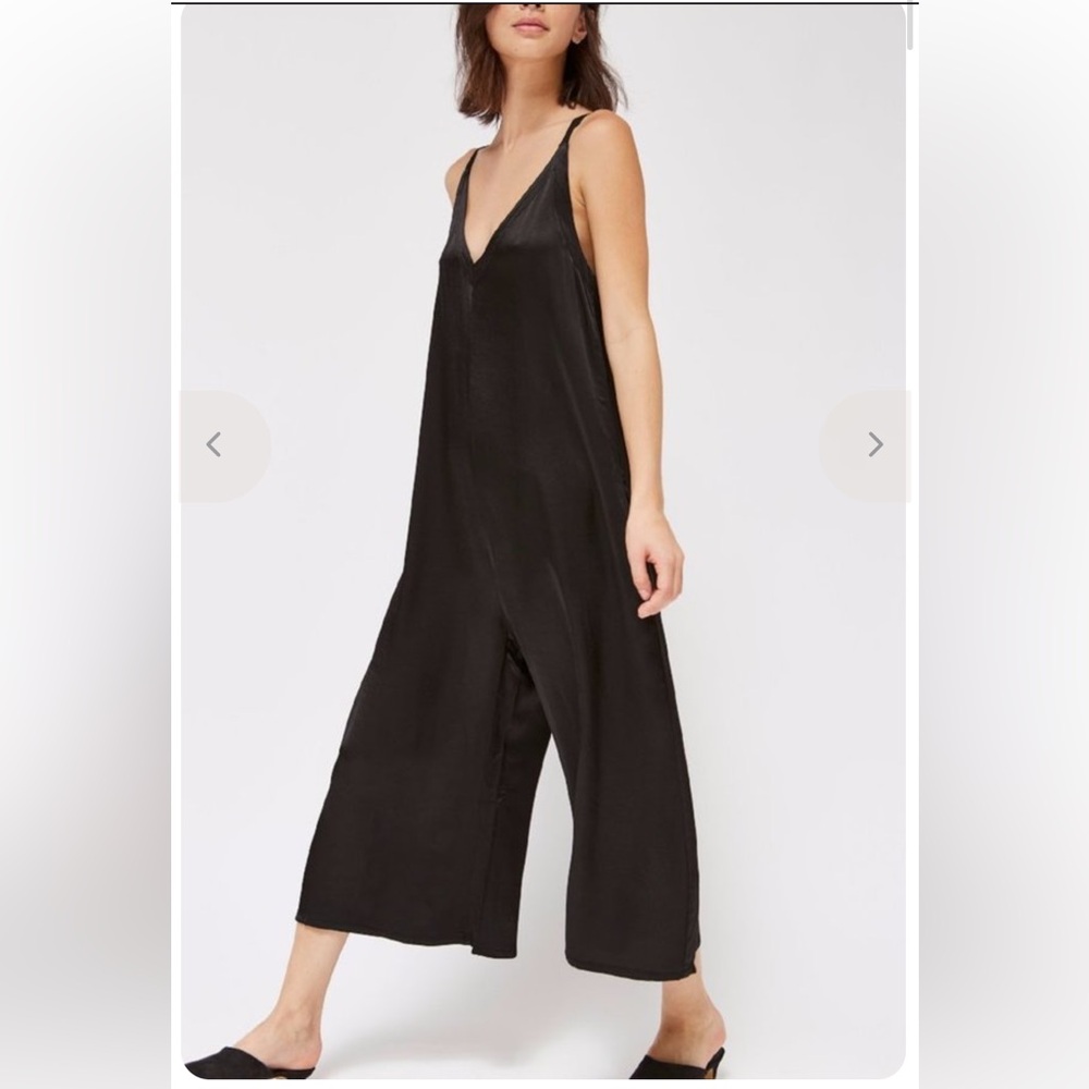 LACAUSA Santi Jumpsuit in Black NWOT